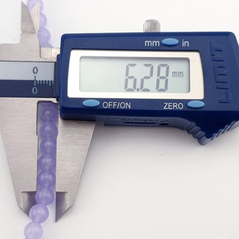 Jadeit lawendowy kula 6 mm 20 szt Jadeit lawendowy kula 6 mm 20 szt