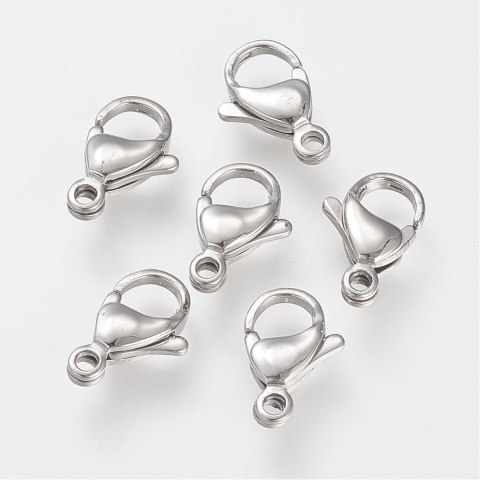 Snap hook 11x7 mm stainless steel 10 pcs Snap hook 11x7 mm stainless steel 10 pcs