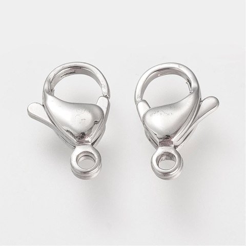 Snap hook 11x7 mm stainless steel 10 pcs Snap hook 11x7 mm stainless steel 10 pcs