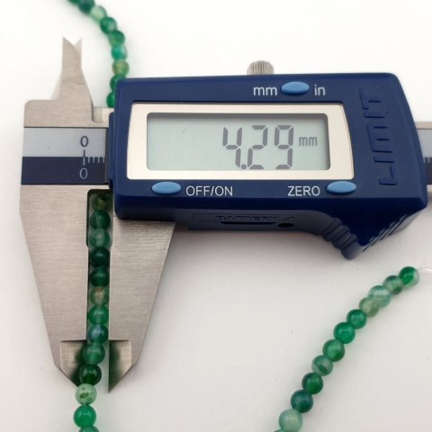 Green agate ball 4 mm 30 pcs Green agate ball 4 mm 30 pcs