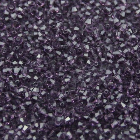 Bicone 3 mm Violet 50 pcs Bicone 3 mm Violet 50 pcs
