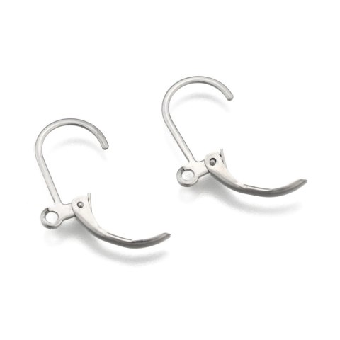 English earwires surgical steel 6 pcs 15x10 mm English earwires surgical steel 6 pcs 15x10 mm