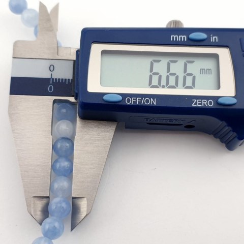 Jadeit kolor akwamaryn kula 6 mm 20 szt Jadeit kolor akwamaryn kula 6 mm 20 szt