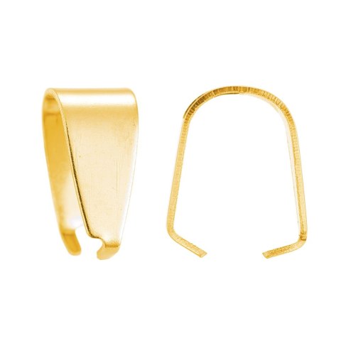 Tie of surgical steel 10x5 mm 3 pcs gold colour Tie of surgical steel 10x5 mm 3 pcs gold colour