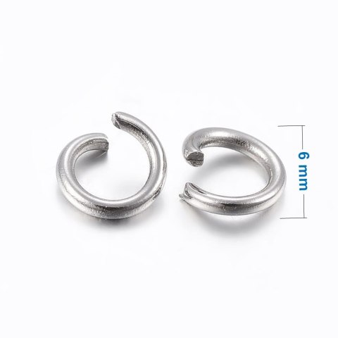 Ogniwo stal chirurgiczna 6 x 1 mm 20 szt Ogniwo stal chirurgiczna 6 x 1 mm 20 szt