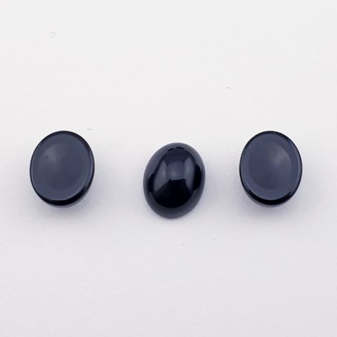 Black agate cabochon 14x10 mm 1 pcs Black agate cabochon 14x10 mm 1 pcs