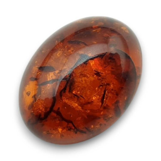 Baltic amber cabochon 16x12 mm no 896