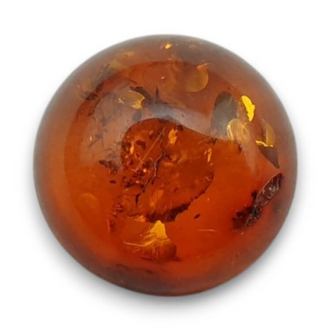 Baltic amber cabochon fi 10 mm no 758 Baltic amber cabochon fi 10 mm no 758