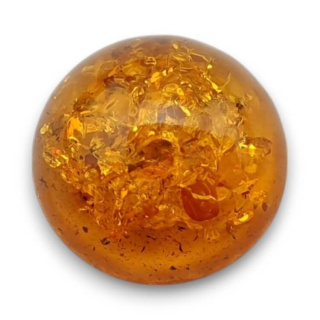 Baltic amber cabochon fi 10 mm no 759