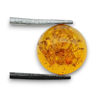 Baltic amber cabochon fi 10 mm no 759