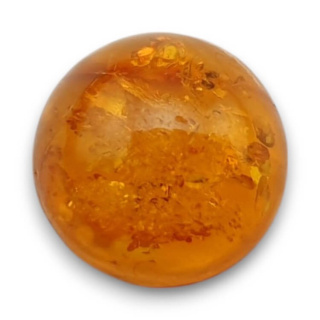 Baltic amber cabochon fi 10 mm no 763