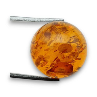 Baltic amber cabochon fi 16 mm no 770