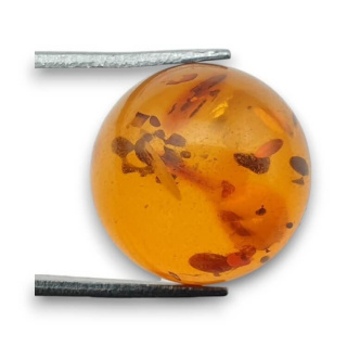 Baltic amber cabochon fi 16 mm no 772