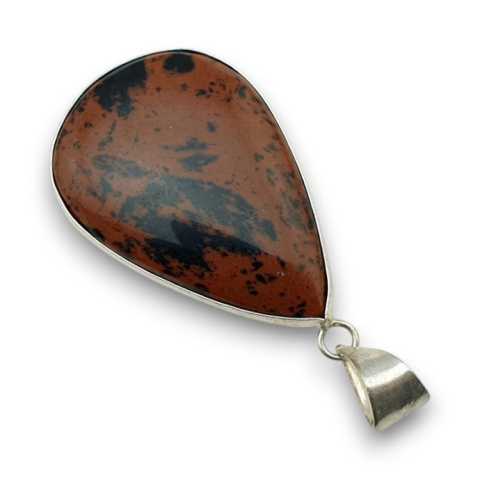 Mahogany obsidian pendant 36x24 mm no. 2 Mahogany obsidian pendant 36x24 mm no. 2
