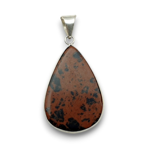 Mahogany obsidian pendant 36x24 mm no. 2 Mahogany obsidian pendant 36x24 mm no. 2