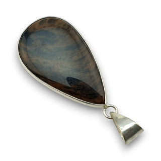 Copper obsidian pendant 33x19 mm no. 1