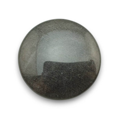 Silver obsidian cabochon dia. 27 mm no 75 Silver obsidian cabochon dia. 27 mm no 75
