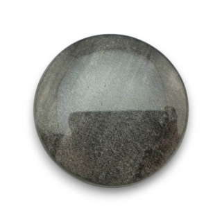 Obsidian silver cabochon fi 29 mm no. 58