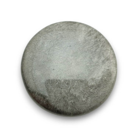 Silver obsidian cabochon fi 31 mm no 60 Silver obsidian cabochon fi 31 mm no 60
