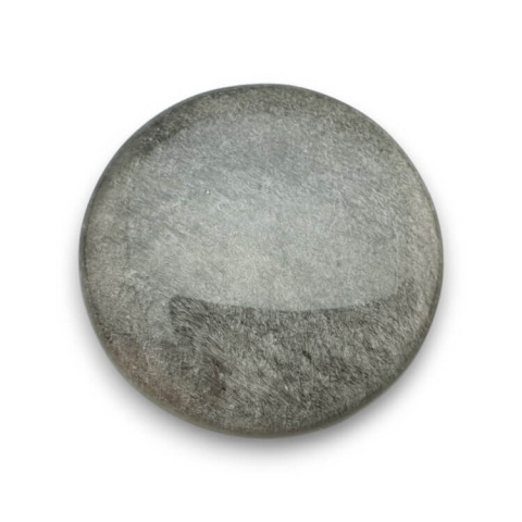 Silver obsidian cabochon fi 31 mm no 60 Silver obsidian cabochon fi 31 mm no 60