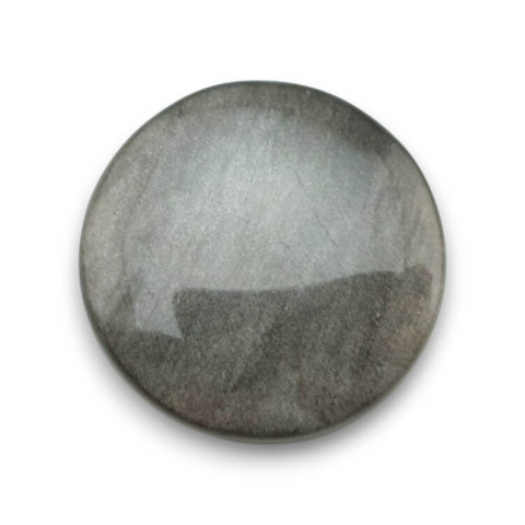 Obsidian silver cabochon fi 33 mm no 63 Obsidian silver cabochon fi 33 mm no 63
