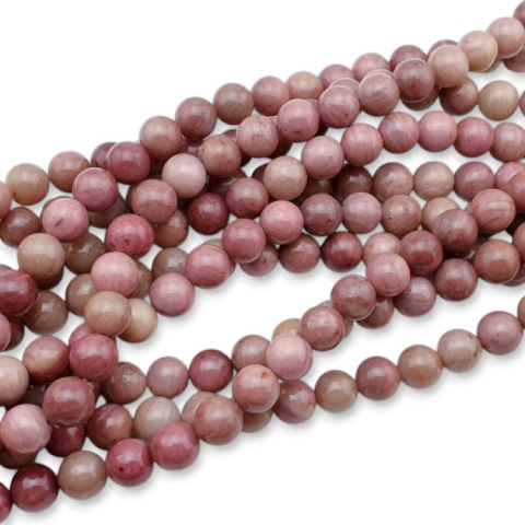Rhodonite pink sphere 8 mm 10 pcs Rhodonite pink sphere 8 mm 10 pcs