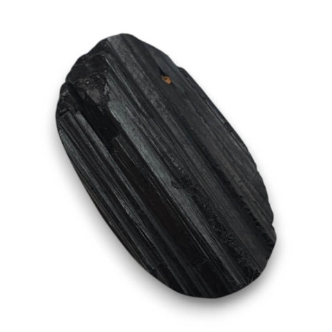 Black tourmaline cabochon druzy 27x15 mm no 318 Black tourmaline cabochon druzy 27x15 mm no 318