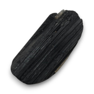 Black tourmaline cabochon druzy 28x13 mm no 352