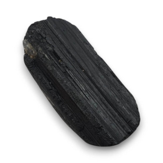 Black tourmaline cabochon druzy 28x13 mm no 352