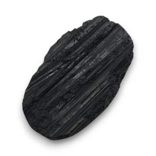 Black tourmaline cabochon druzy 28x17 mm no. 329