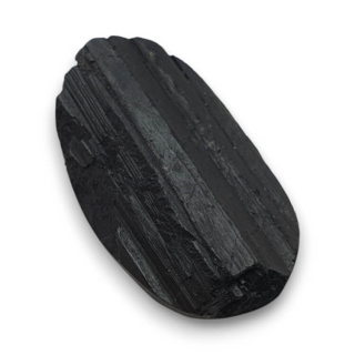 Black tourmaline cabochon druzy 28x17 mm no. 364
