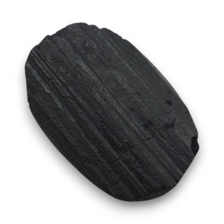 Black tourmaline cabochon druzy 28x19 mm no 300