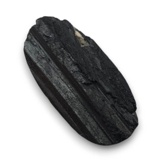 Black tourmaline cabochon druzy 29x14 mm no. 304