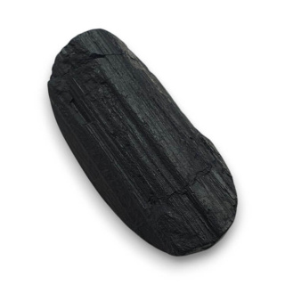 Black tourmaline cabochon druzy 29x15 mm no. 374