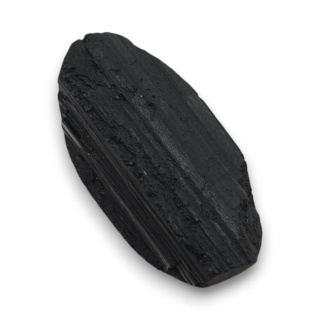Black tourmaline cabochon druzy 30x16 mm no 347