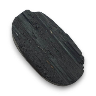 Black tourmaline cabochon druzy 30x18 mm no. 377