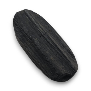 Black tourmaline cabochon druzy 31x14 mm no. 373