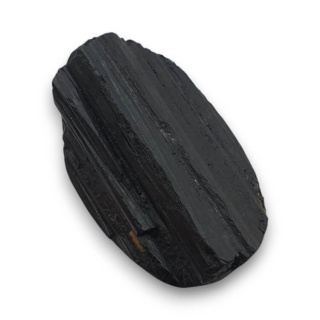 Black tourmaline cabochon druzy 31x20 mm no. 322