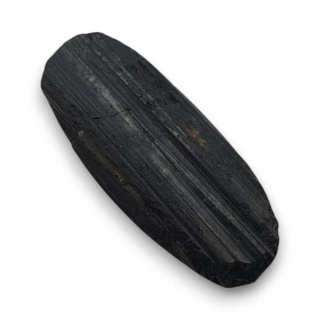 Black tourmaline cabochon druzy 32x14 mm no 331