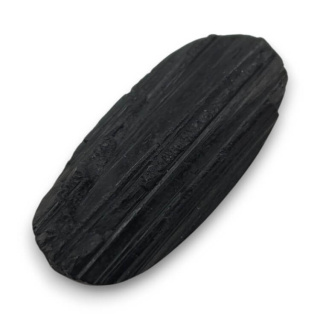 Black tourmaline cabochon druzy 32x15 mm no. 302