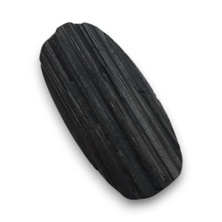 Black tourmaline cabochon druzy 32x15 mm no. 308