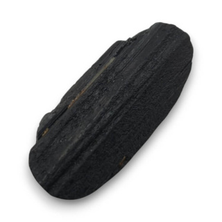 Black tourmaline cabochon druzy 36x16 mm no. 301
