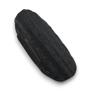 Black tourmaline cabochon druzy 36x16 mm no. 301