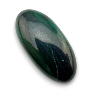 Malachite cabochon 26x13 mm no. 252