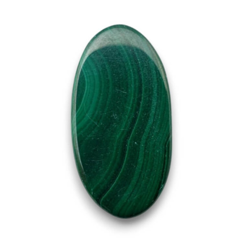 Malachite cabochon 26x14 mm no. 189 Malachite cabochon 26x14 mm no. 189
