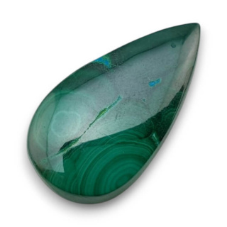 Malachite cabochon 29x16 mm no. 198