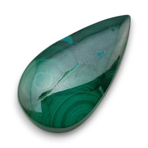Malachite cabochon 29x16 mm no. 198 Malachite cabochon 29x16 mm no. 198