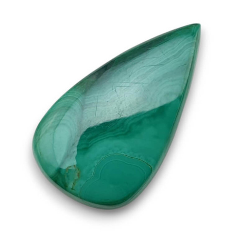 Malachite cabochon 32x18 mm no. 217 Malachite cabochon 32x18 mm no. 217