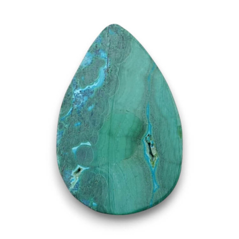 Malachite cabochon 34x22 mm no. 185 Malachite cabochon 34x22 mm no. 185