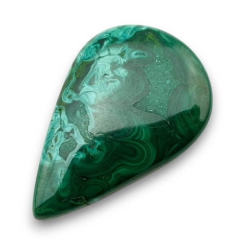 Malachite cabochon 38x25 mm no 192 Malachite cabochon 38x25 mm no 192